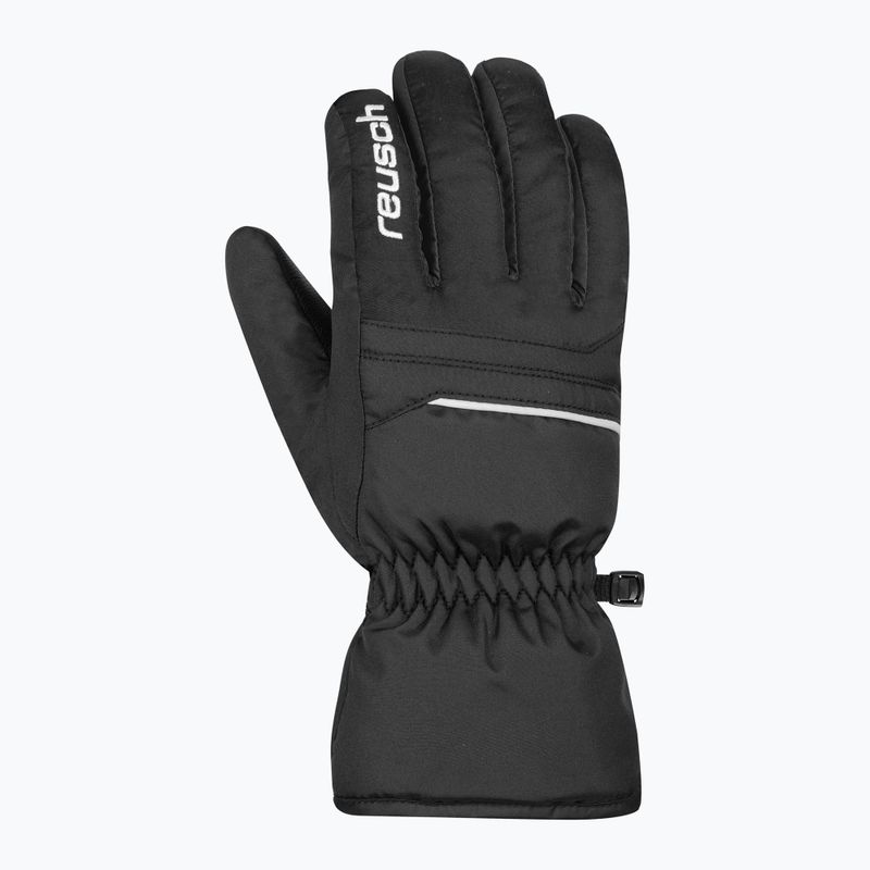 Children's ski gloves Reusch Alan Junior black/white 3