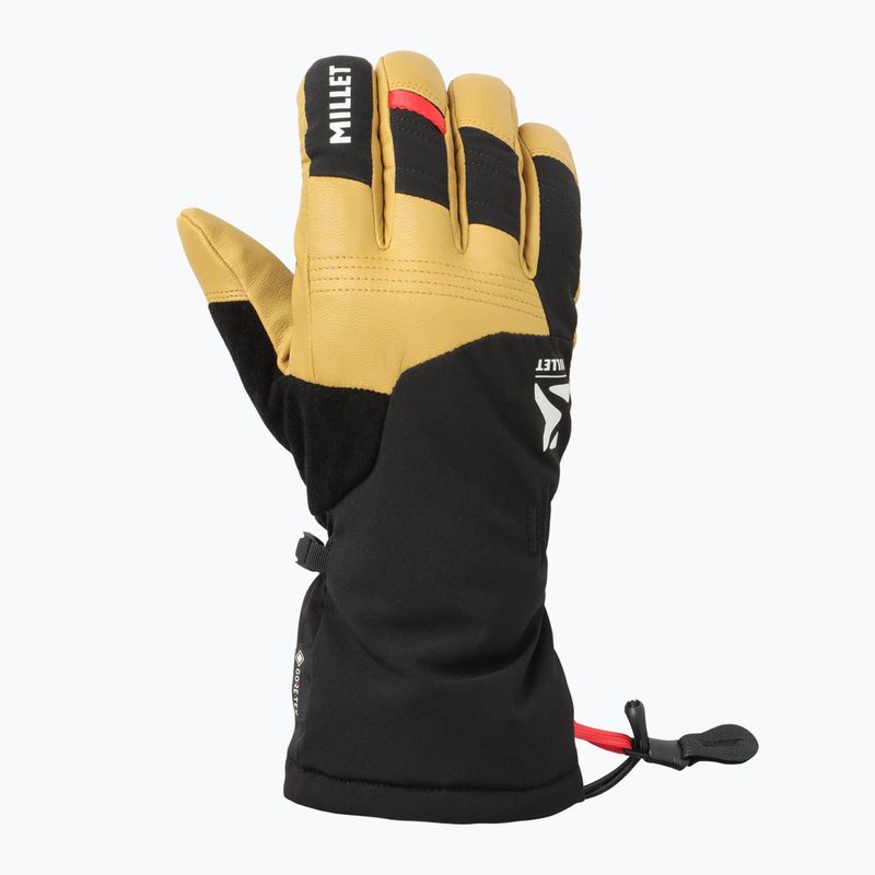 Men's ski gloves Millet Cosmic GTX brown 2