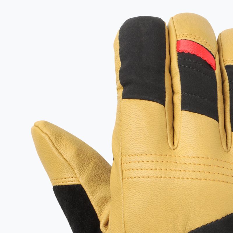 Men's ski gloves Millet Cosmic GTX brown 4