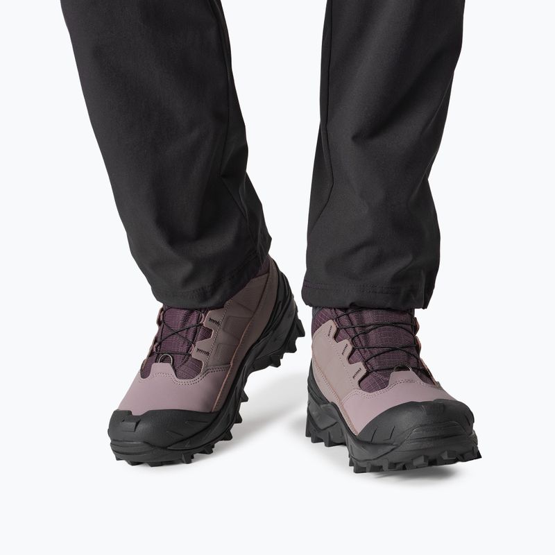 Women's trekking boots Salomon Crosstrak Powder WP nine iron/shark 6