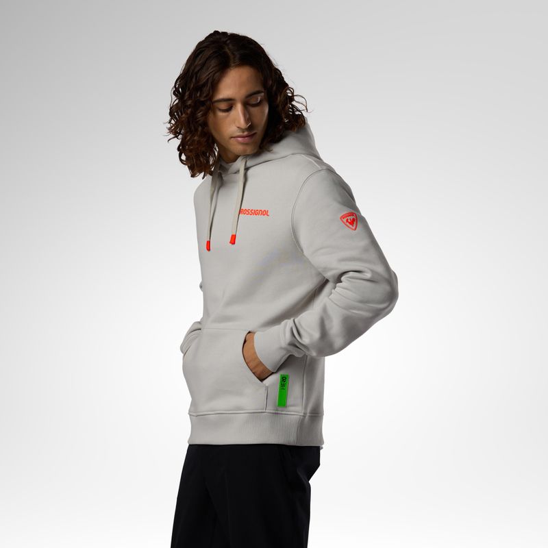 Men's sweatshirt Rossignol Hero Hoodie light grey 4