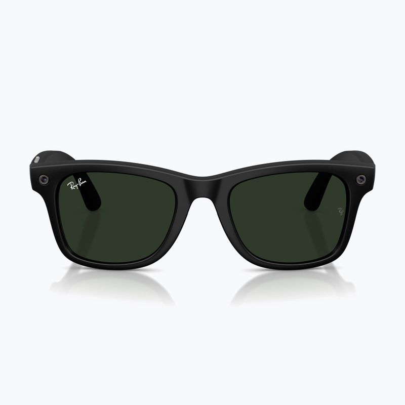 Glasses with a camera Ray-Ban Meta Wayfarer matte black/trs g.green 8