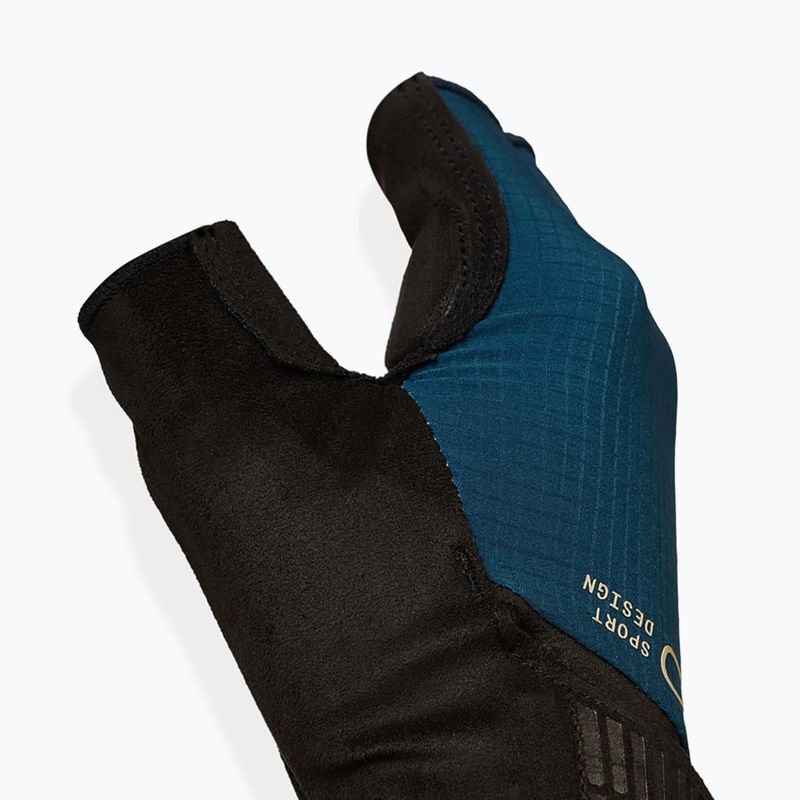 Men's cycling gloves Giro Bravo II Gel sapphire 3