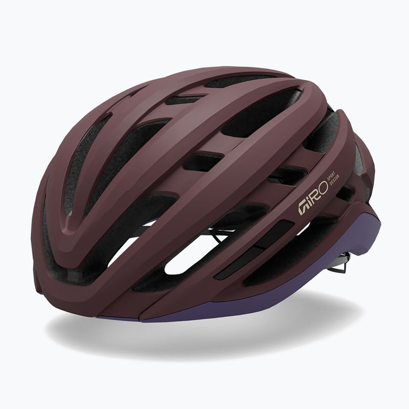 Bike helmet Giro Agilis MIPS matte dark maroon