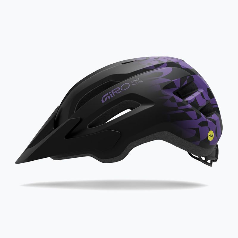 Bike helmet Giro Fixture II MIPS matte black/purple rush 2