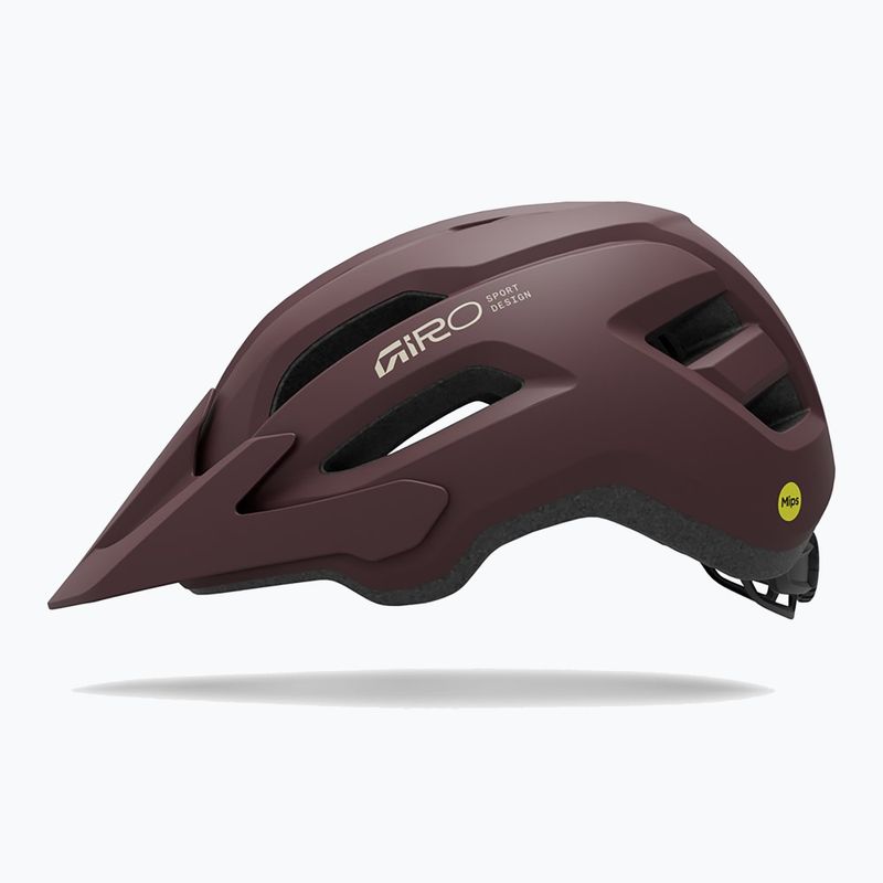 Bike helmet Giro Fixture II MIPS W matte maroon 2