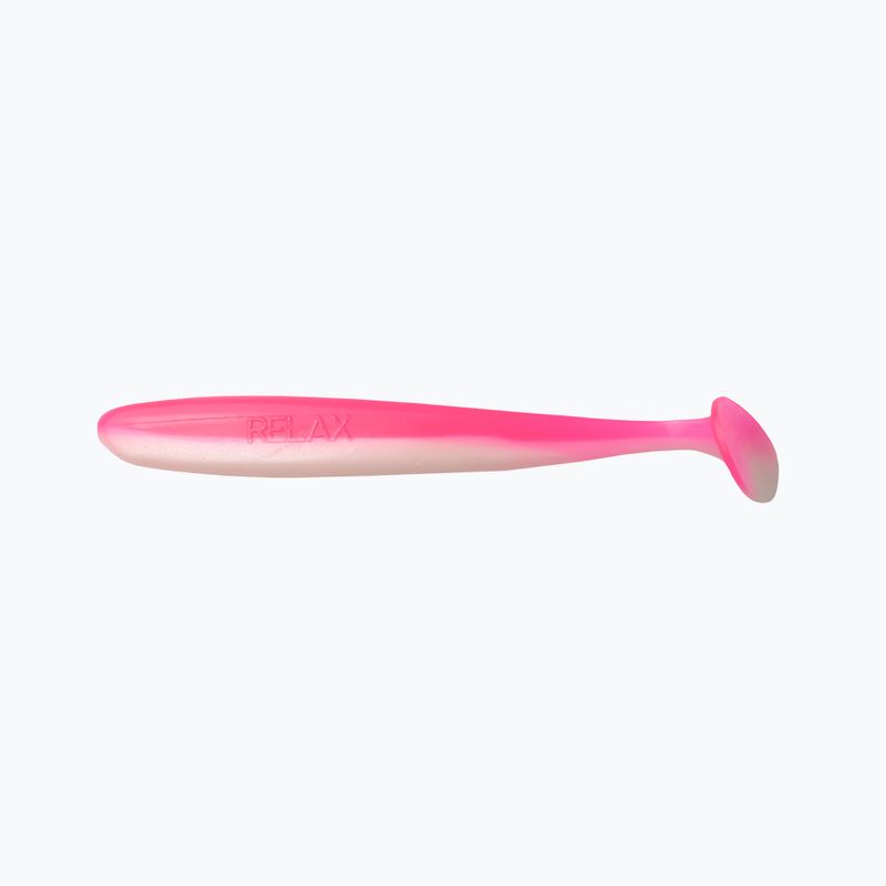 Rubber bait Relax Bass 3 Laminated 4 pcs. pink white pearl BAS3