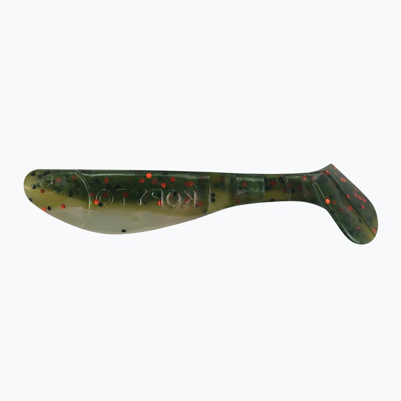 Rubber bait Relax Hoof 2.5 Laminated 4 pearl sg green-orange black glitter BLS25