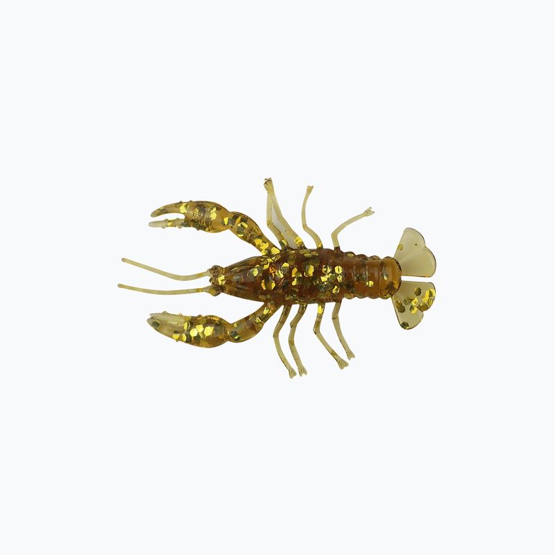 Rubber bait Relax Crawfish 1 Standard 8 pcs rootbeer-gold glitter CRF1-S