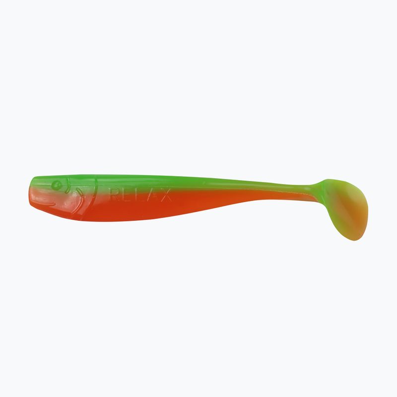 Relax Kingshad 5 Laminated rubber lure 3 pcs lime-orange KS5