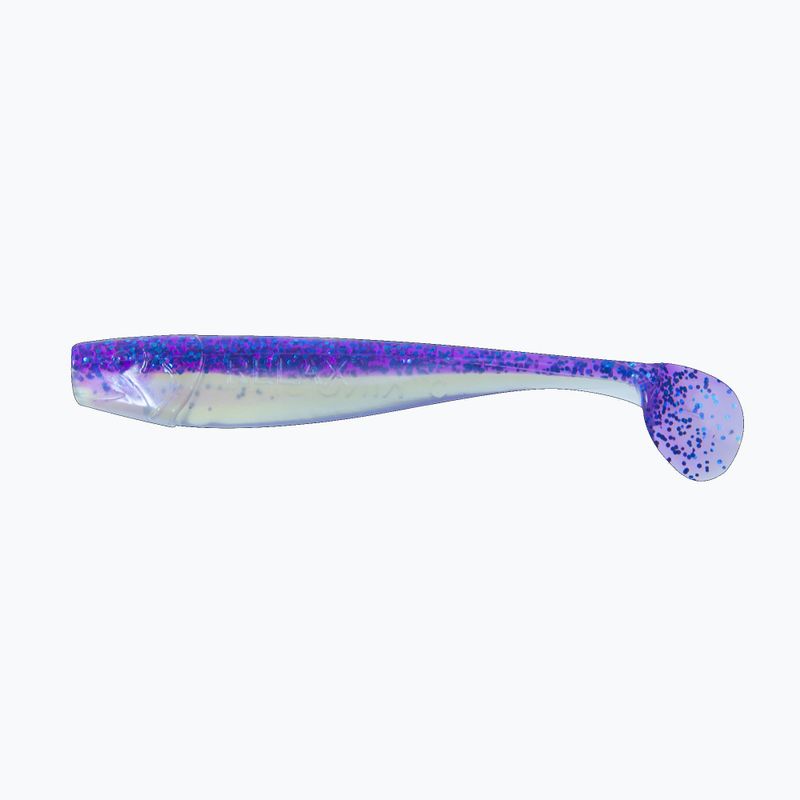 Relax Kingshad 5 Laminated rubber lure 3 pcs electric blue-blue glitter blue pearl KS5
