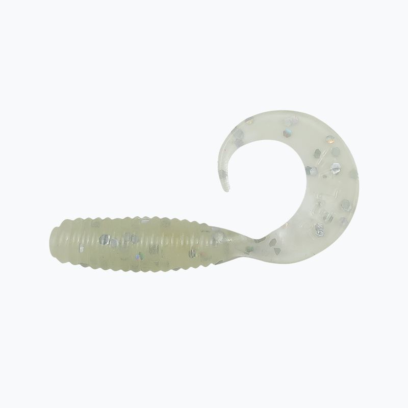 Relax Twister rubber lure VR1 Standard 8 pcs glow-hologram glitter VR1-TS