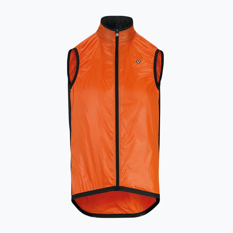 ASSOS Mille GT Wind men's cycling waistcoat orange 13.34.338.49