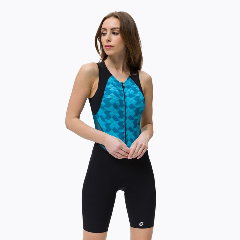 Women's triathlon suit ASSOS Triator NS blue 12.11.222.2G
