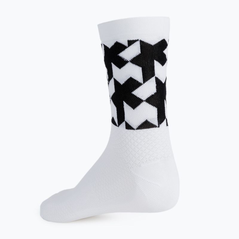 ASSOS Monogram cycling socks white P13.60.695.57 2