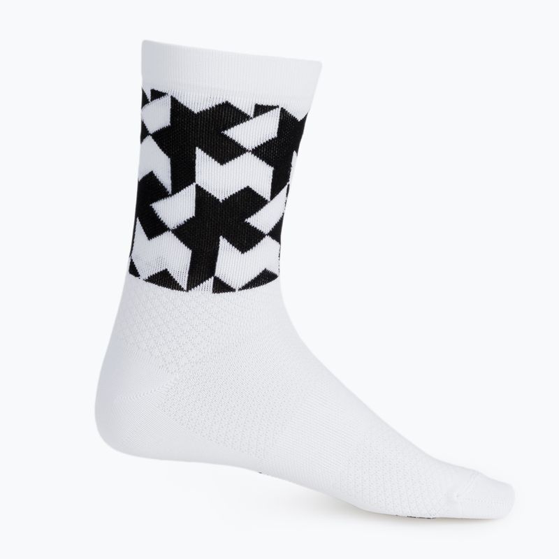 ASSOS Monogram cycling socks white P13.60.695.57 3