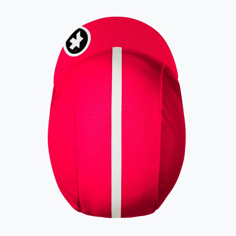 ASSOS cycling cap lunar red 4