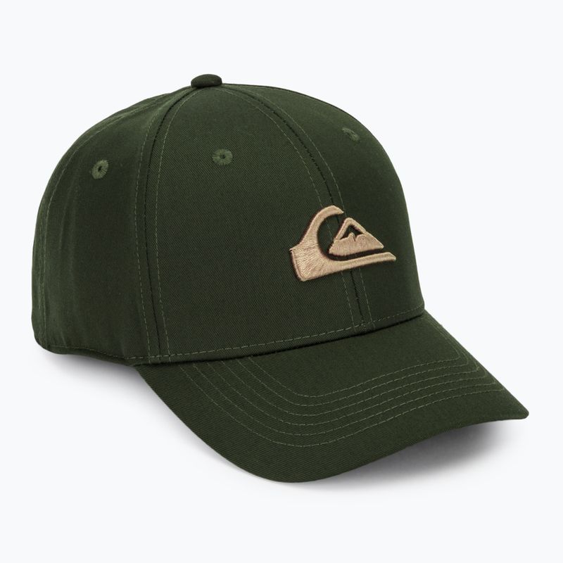 Men's baseball cap Quiksilver Decades dark olive