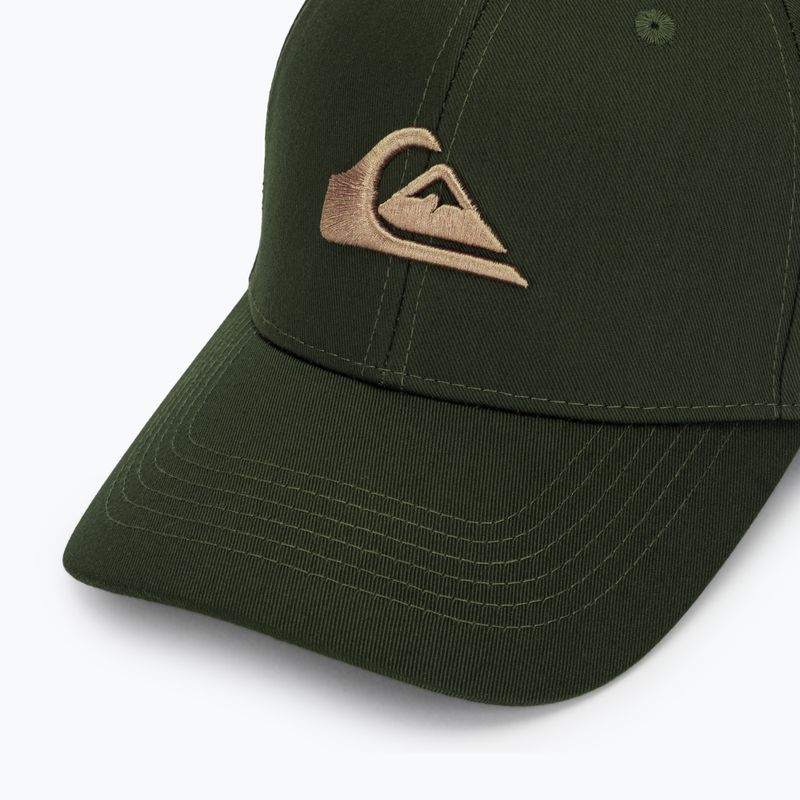 Men's baseball cap Quiksilver Decades dark olive 3