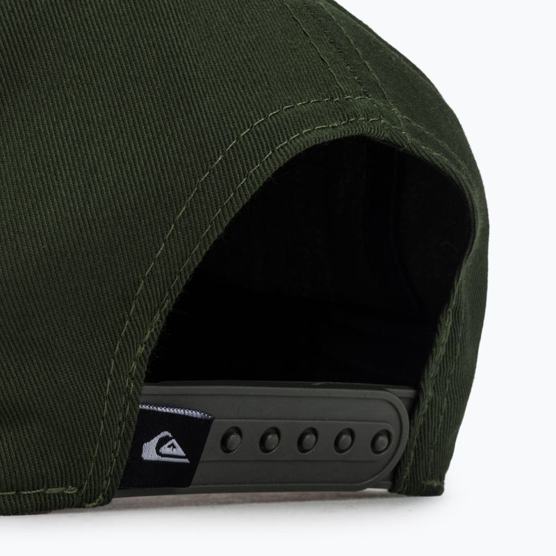 Men's baseball cap Quiksilver Decades dark olive 4