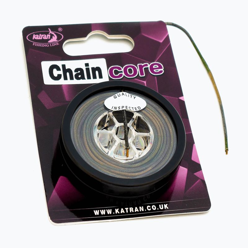 Leadcore carp braid Katran Comodo Chain Core camo green 2