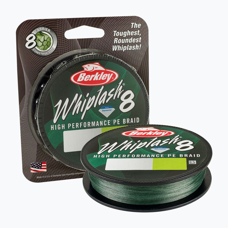 Berkley Whiplash 8 green spinning braid 1446647