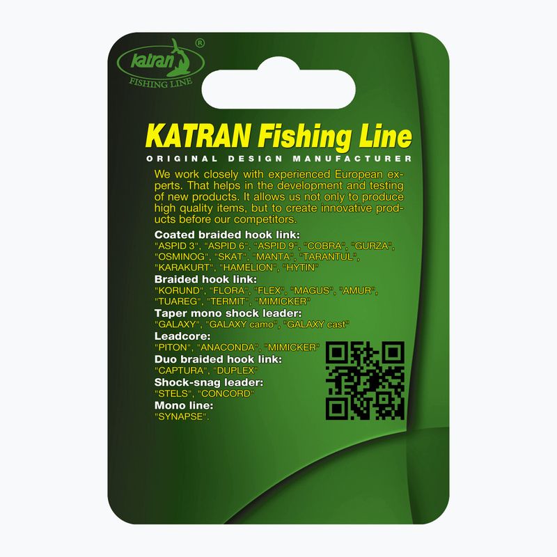 Katran Corundum Braided Carp Hook Links green 3