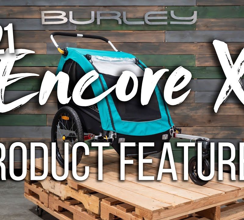 Burley Children's Bike Trailer Encore X blue BU-937101 15