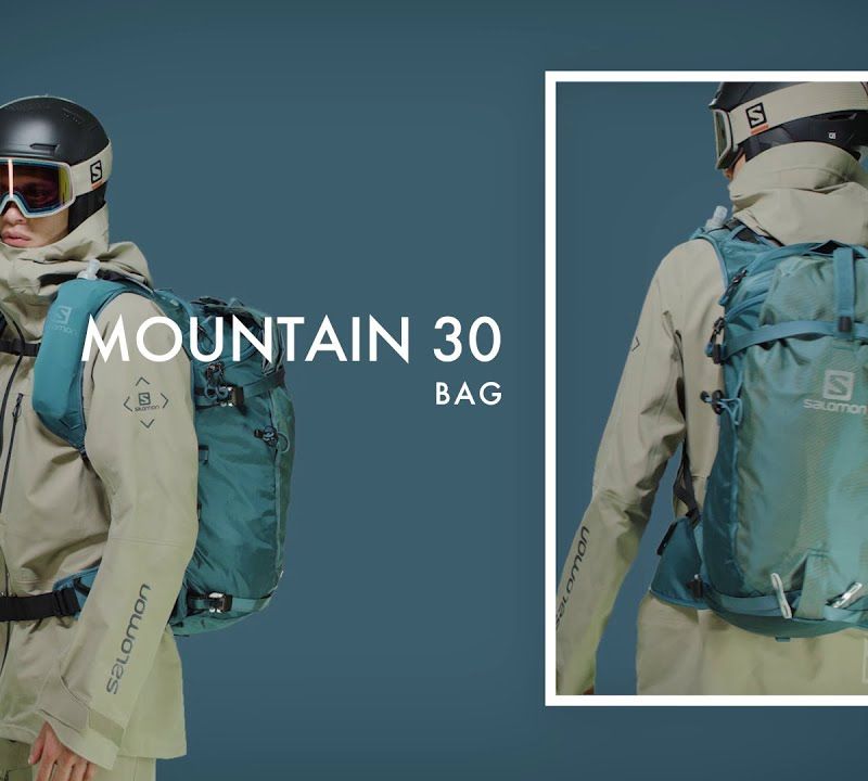 Salomon MTN 30 l skydiving backpack black LC1914700 16