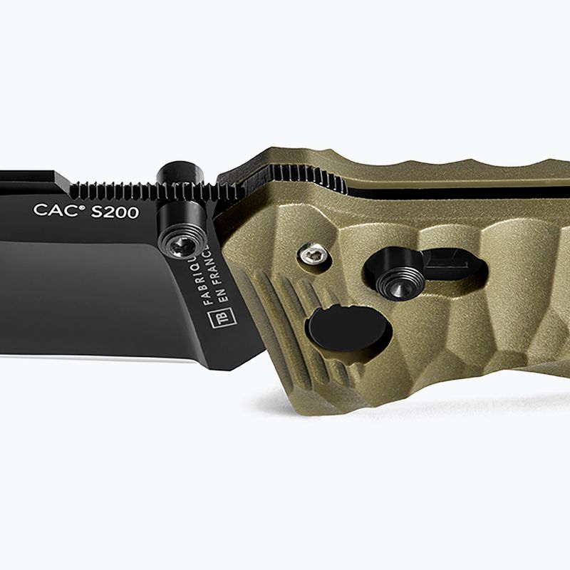TB Outdoor CAC S200 Lisse PA6 GF khaki hiking knife 6