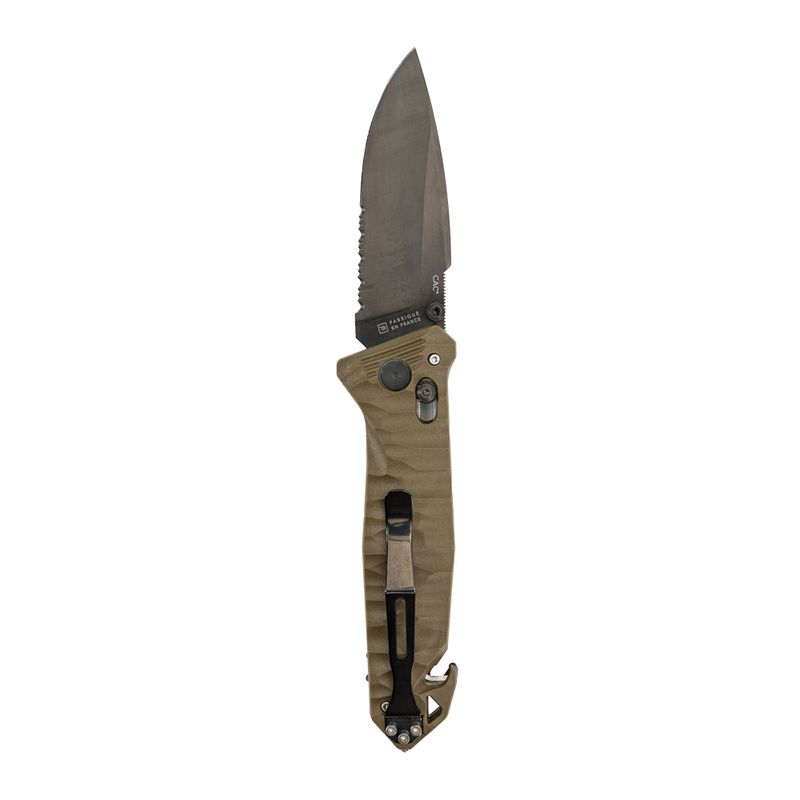 TB Outdoor CAC Serration Manche Toxifie PA6 GF khaki hiking knife
