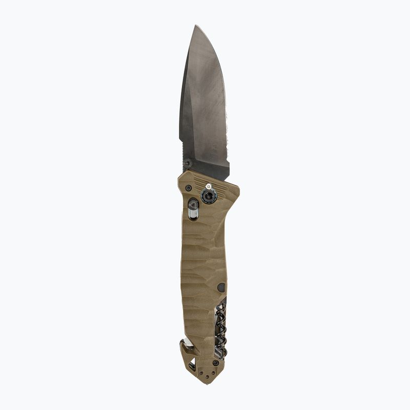 TB Outdoor CAC Serration Manche Toxifie PA6 GF khaki hiking knife 2