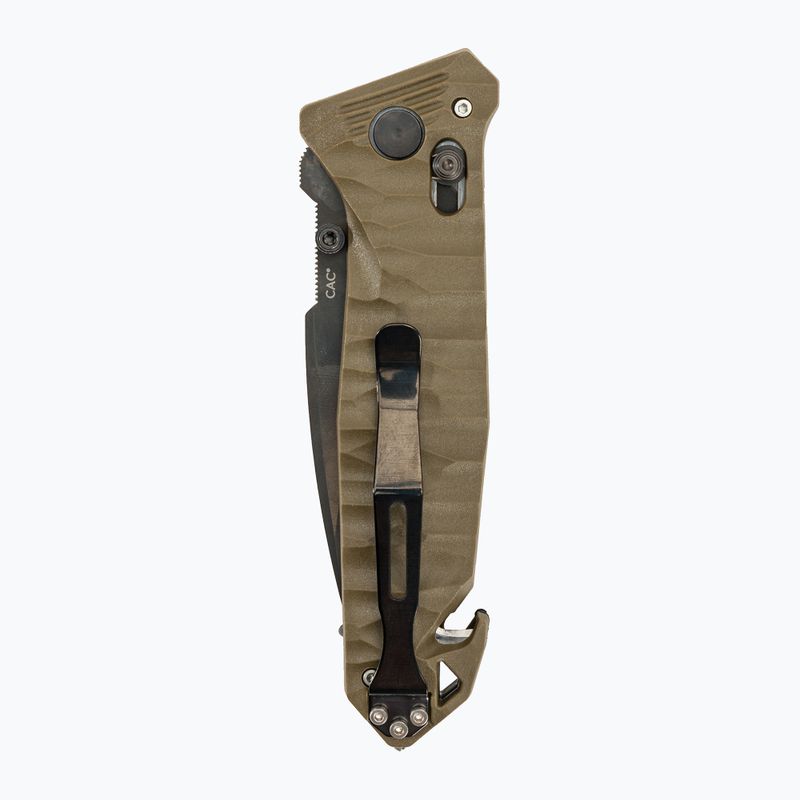 TB Outdoor CAC Serration Manche Toxifie PA6 GF khaki hiking knife 3