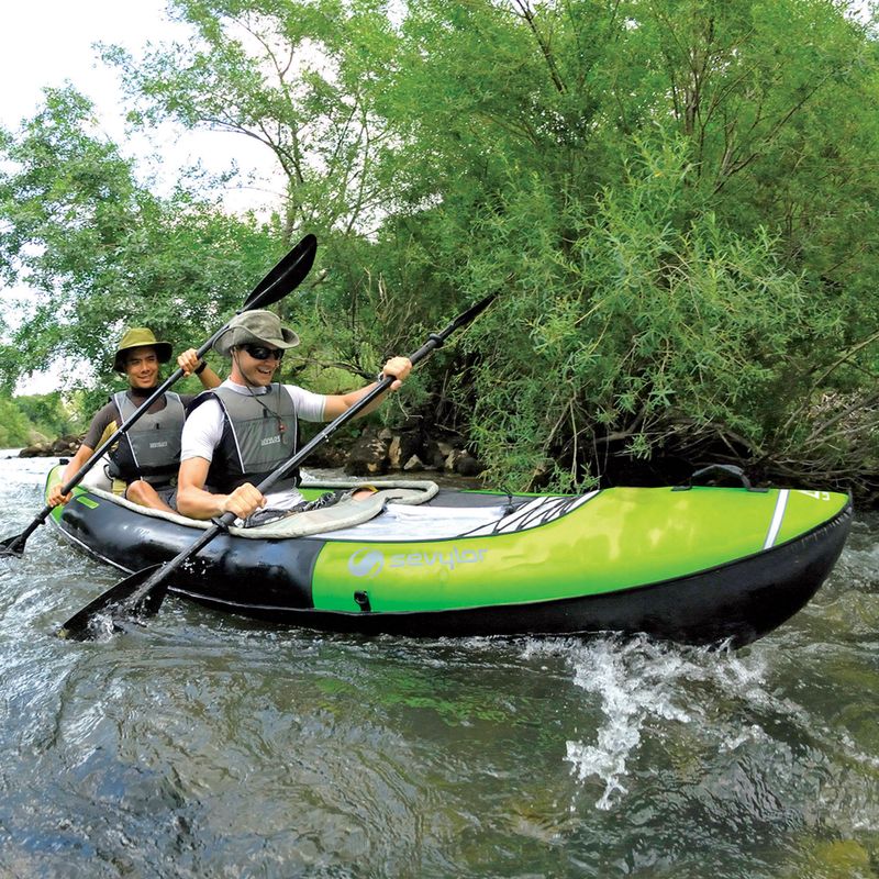 Sevylor Yukon yellow 205161 2-person inflatable kayak 4