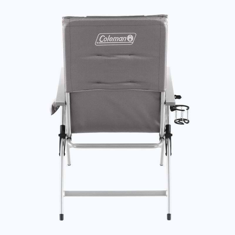 Coleman 5 Position Padded Aluminium camping chair grey 3