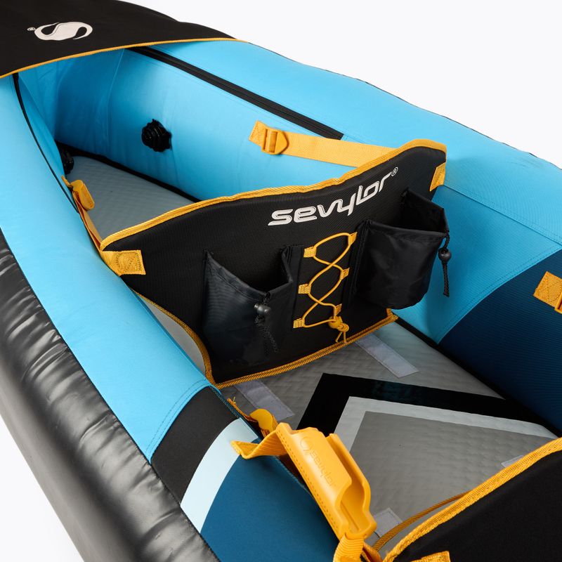Sevylor Montreal blue/black 3-person inflatable kayak 7