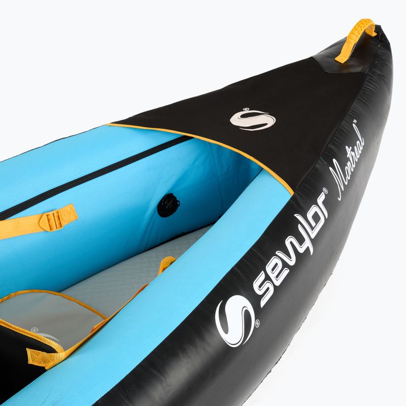 Sevylor Montreal blue/black 3-person inflatable kayak 9