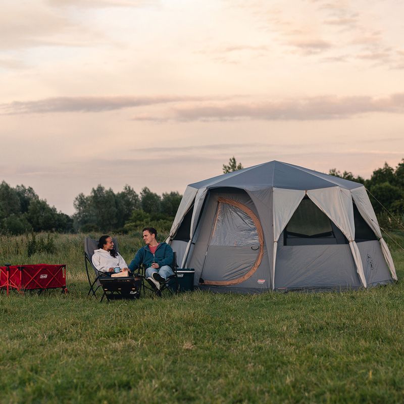 Coleman Octagon 8 New 8-person camping tent grey 2176828 12