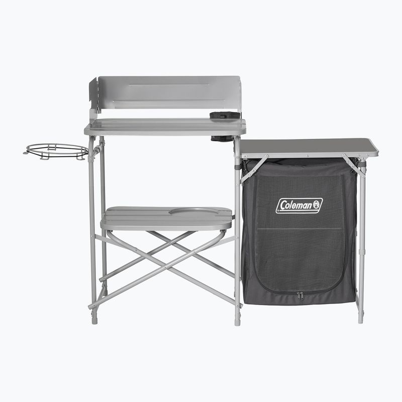 Coleman Camp Cuisine Table travel cupboard grey 3