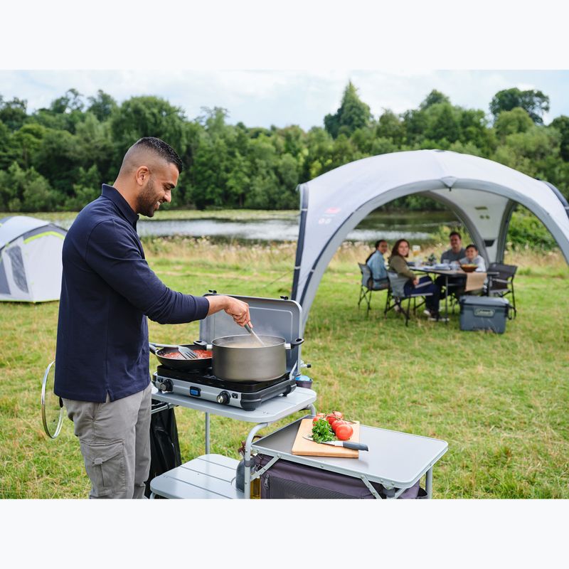 Coleman Camp Cuisine Table travel cupboard grey 8