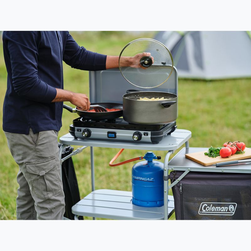 Coleman Camp Cuisine Table travel cupboard grey 9