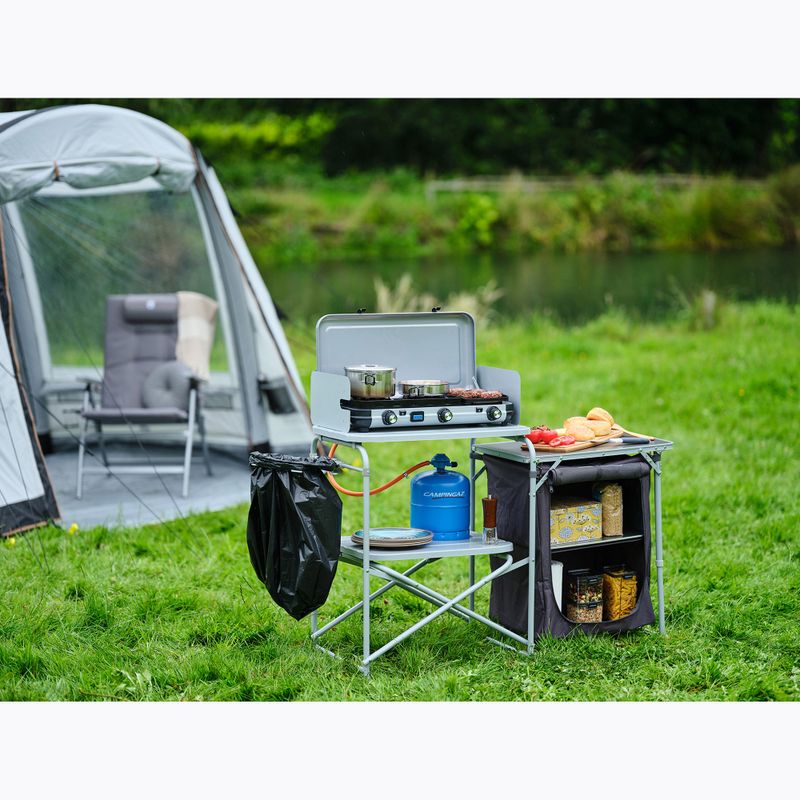 Coleman Camp Cuisine Table travel cupboard grey 10