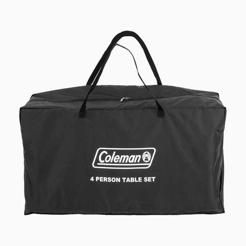 Coleman hiking table with chairs 4P grey 6