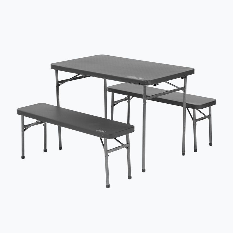 Coleman 4P hiking table with benches Pack Away Set grey