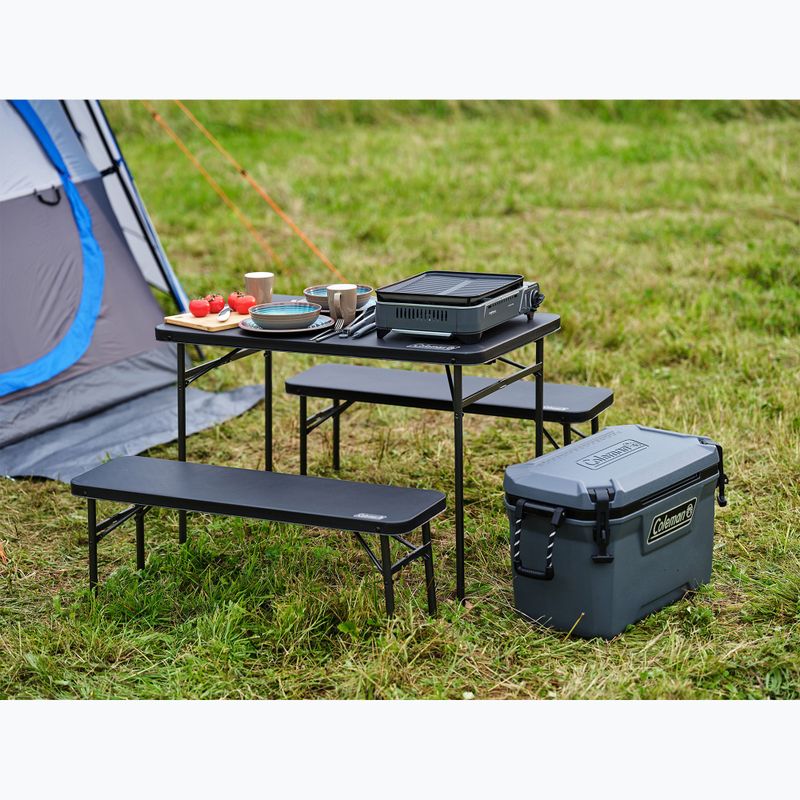 Coleman 4P hiking table with benches Pack Away Set grey 9