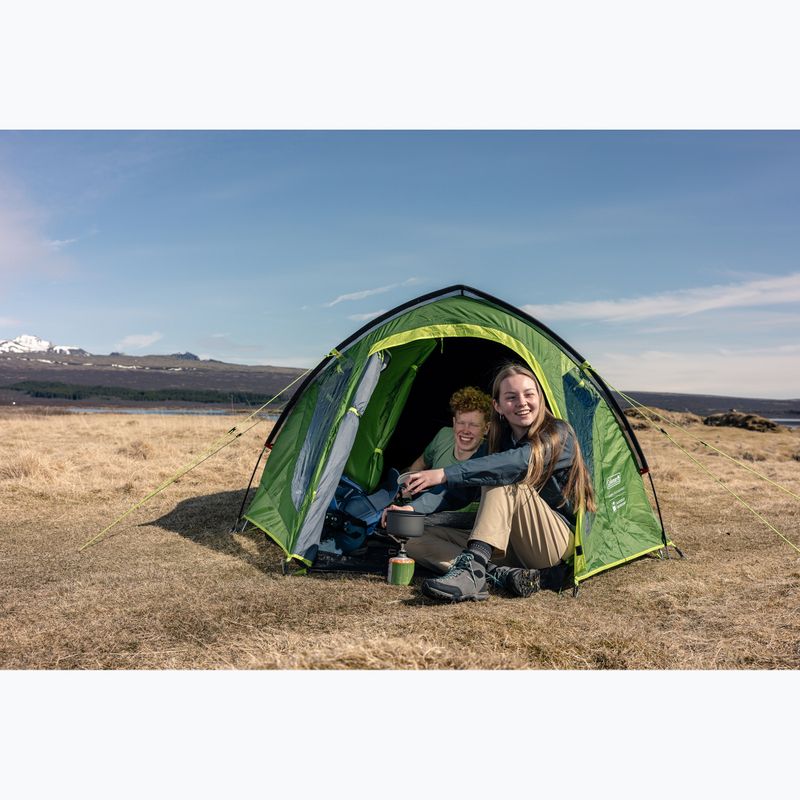 3-person camping tent Coleman Darwin 3 Plus blackout 7