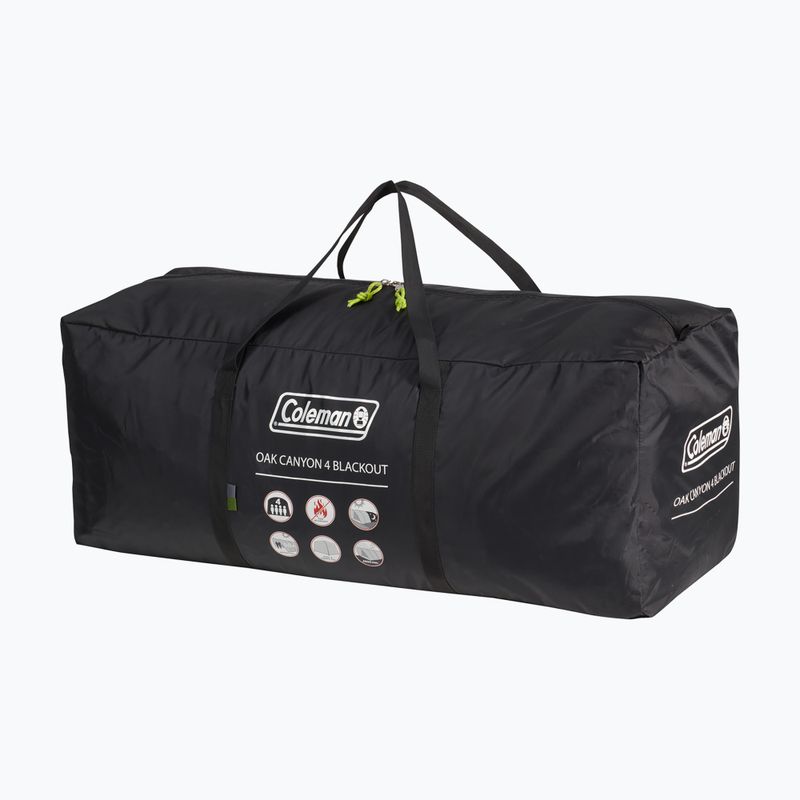 Coleman Oak Canyon 4 Blackout green 4-person camping tent 8