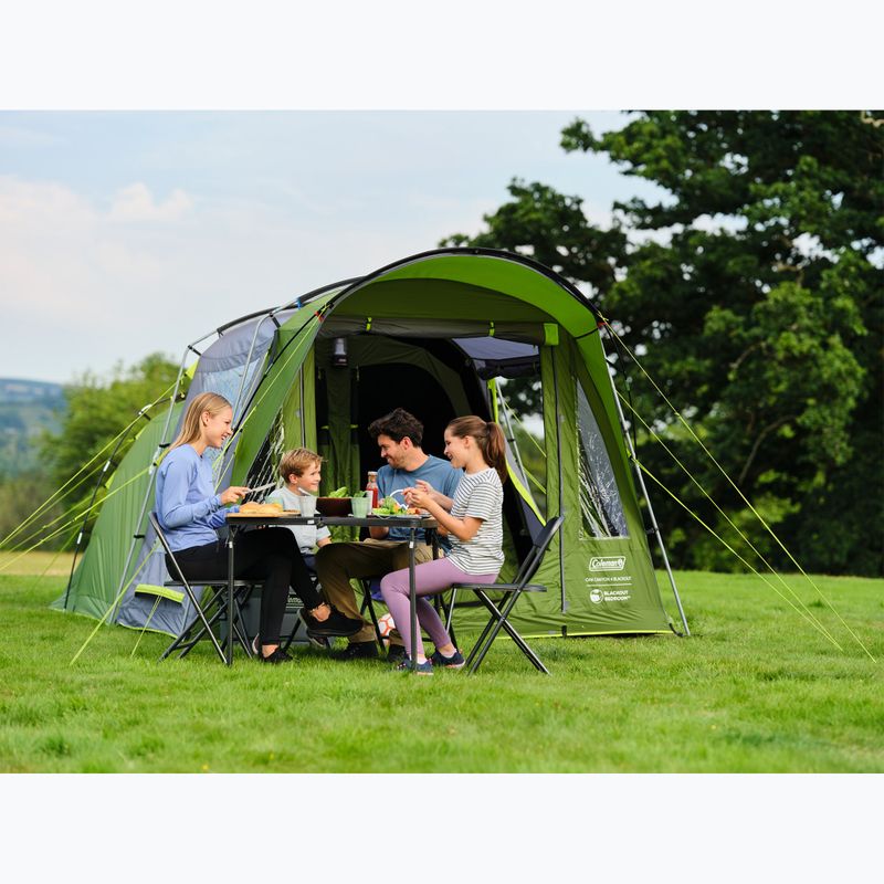 Coleman Oak Canyon 4 Blackout green 4-person camping tent 10