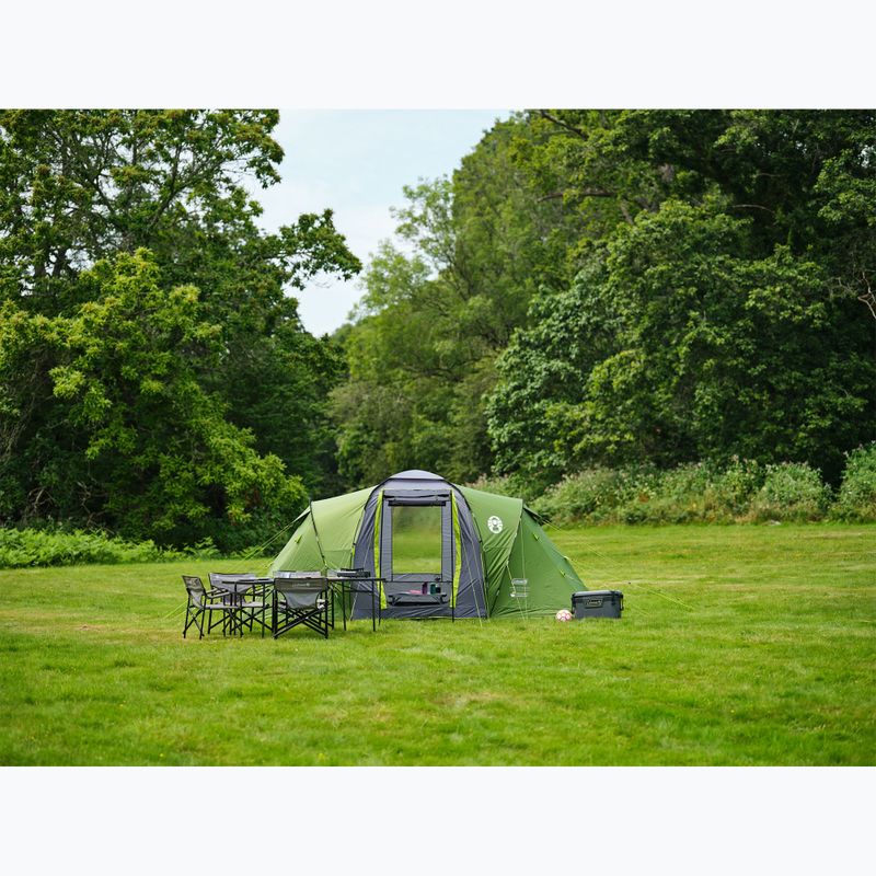 Coleman Spruce Falls 4-person camping tent Blackout green 7