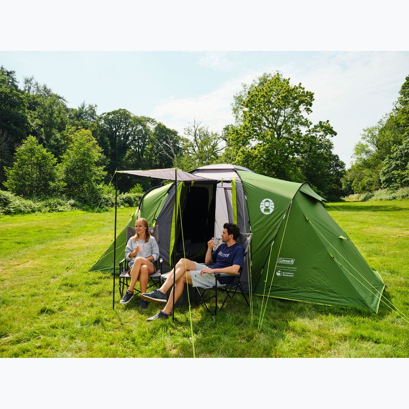Coleman Spruce Falls 4-person camping tent Blackout green 8